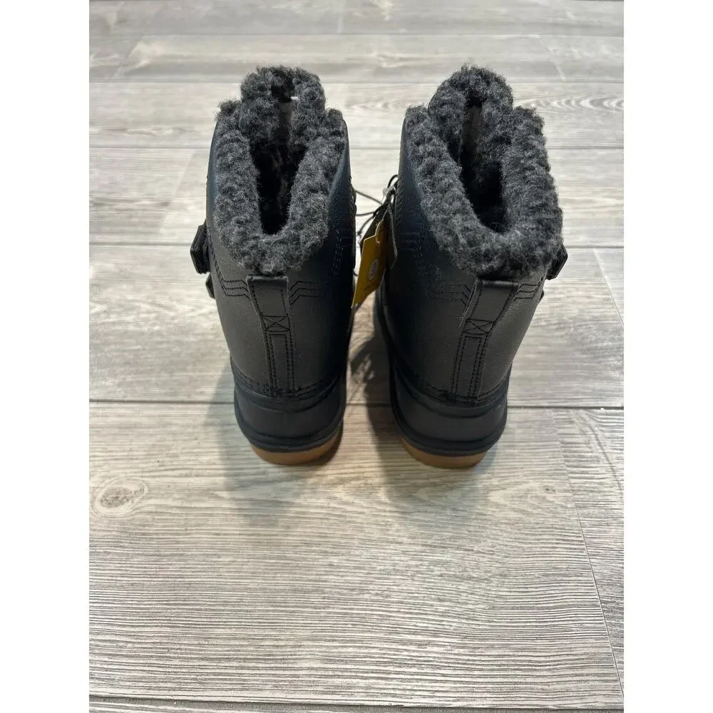 Cat & Jack Toddler Denver Waterproof Snow Boots Black 10 NWT